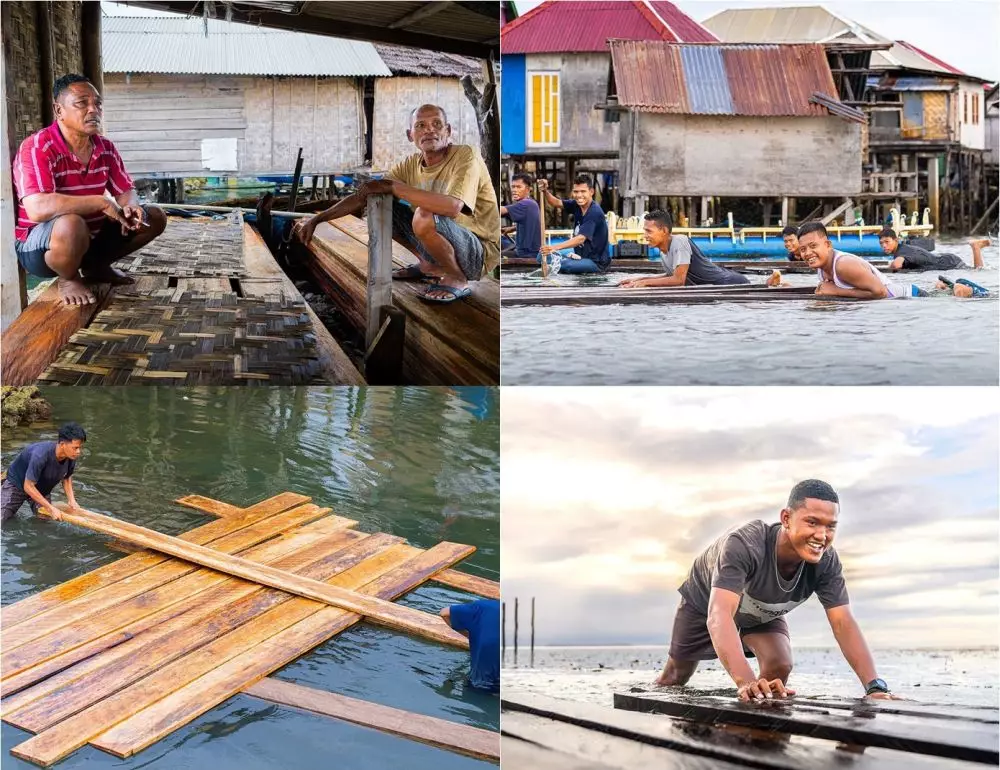 bule asal Denmark perbaiki jembatan di Wakatobi Instagram