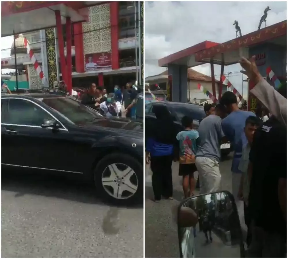 ambulans distop rombongan jokowi © 2024 X ambulans distop rombongan jokowi © 2024 X