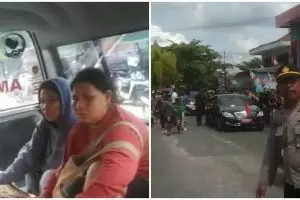 Viral momen ambulans distop saat iring-iringan rombongan Jokowi lewat, ujungnya istana minta maaf