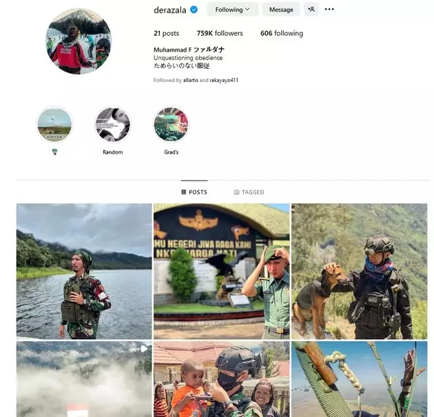 foto ayu ting ting menghilang di ig fardhana © instagram