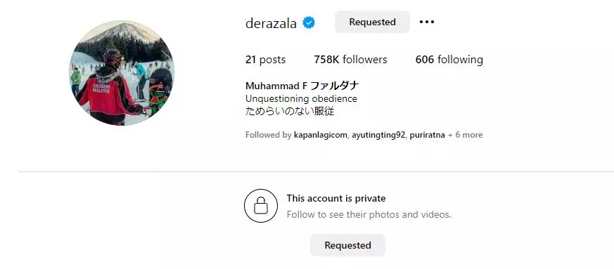 foto ayu ting ting menghilang di ig fardhana © instagram