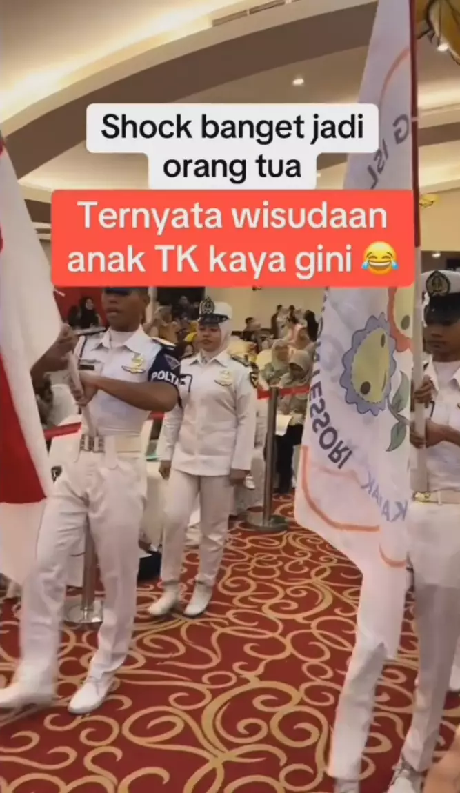 wisuda tk mewah © TikTok