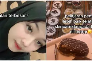 Pilih beli skincare dibanding ganti oli, wanita ini curhat rogoh kocek jutaan demi perbaiki motor