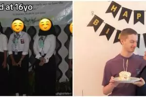 Hoki seumur hidup terpakai, kisah cewek iseng chat bule berujung jadi calon suami ini bikin iri