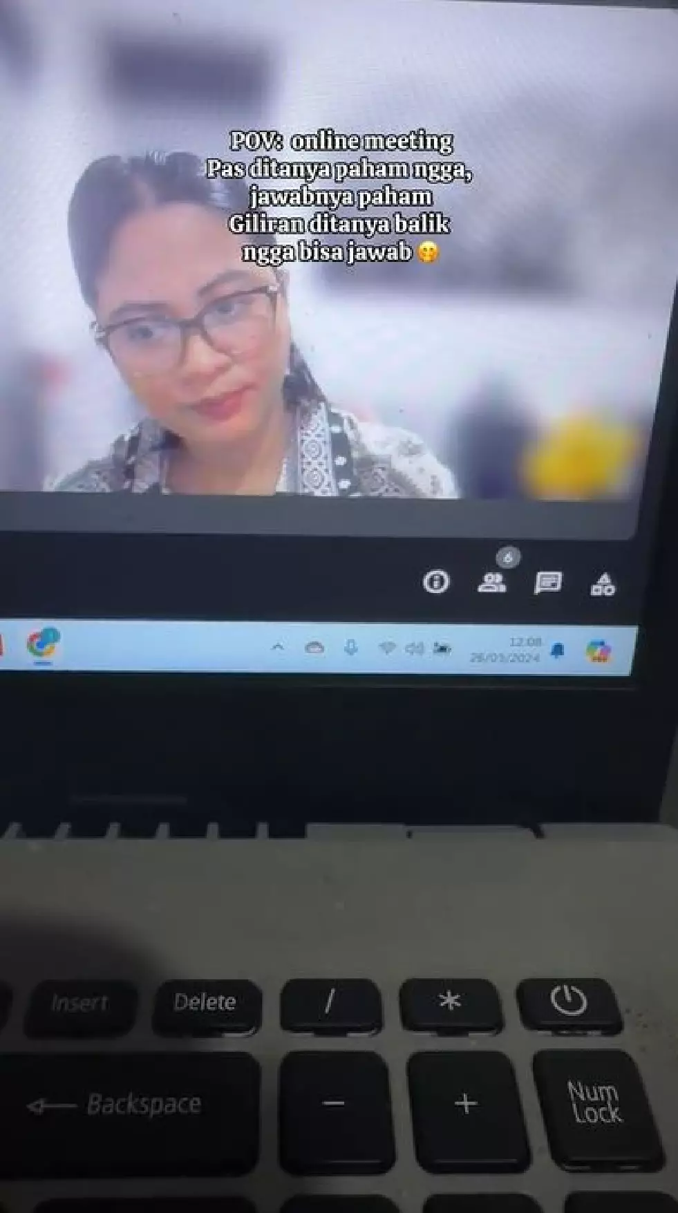 Momen apes mahasiswa lupa matikan mic pas kelas online TikTok Momen apes mahasiswa lupa matikan mic pas kelas online TikTok
