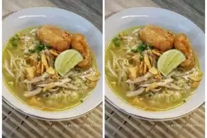 Cara membuat soto ayam khas Kudus, kuahnya bening dan bumbunya nendang