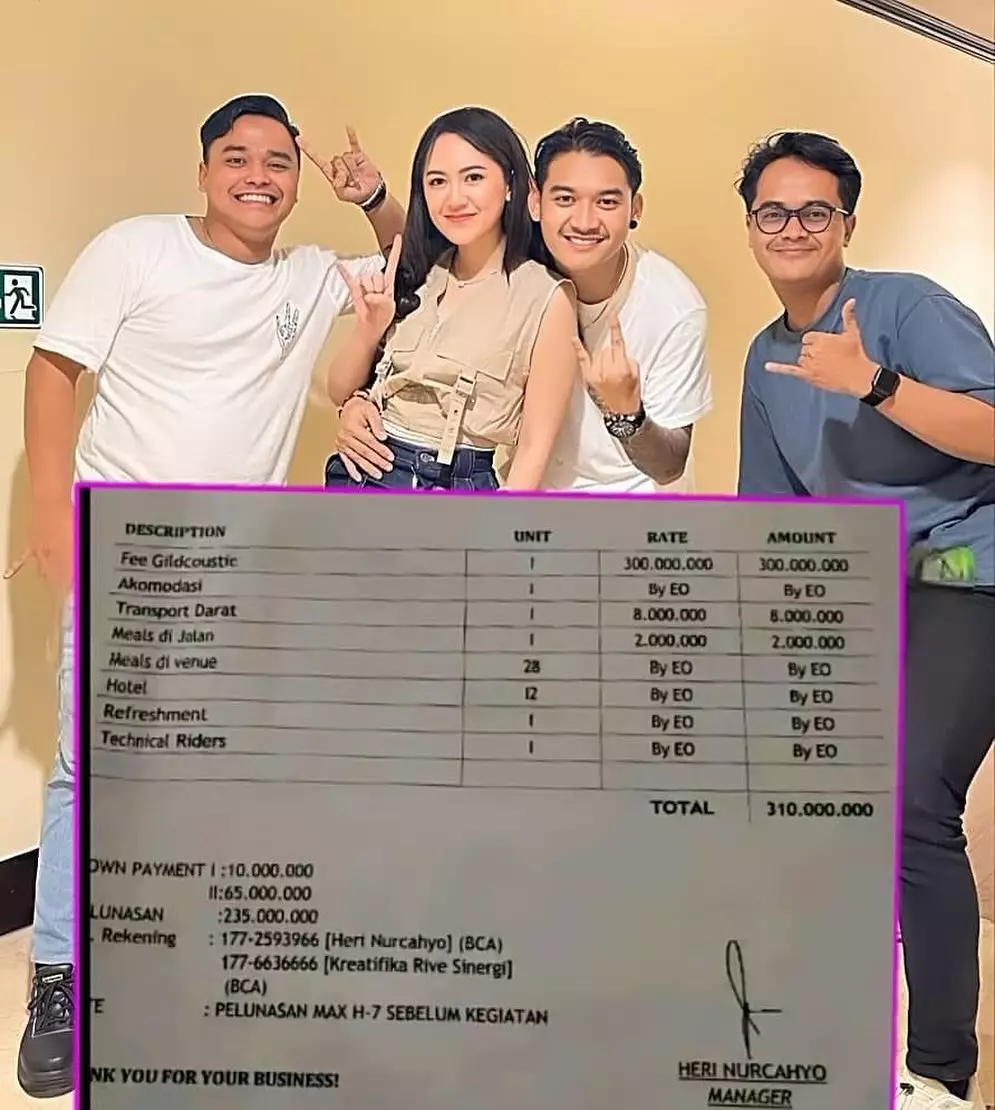 tarif manggung gilga sahid © instagram