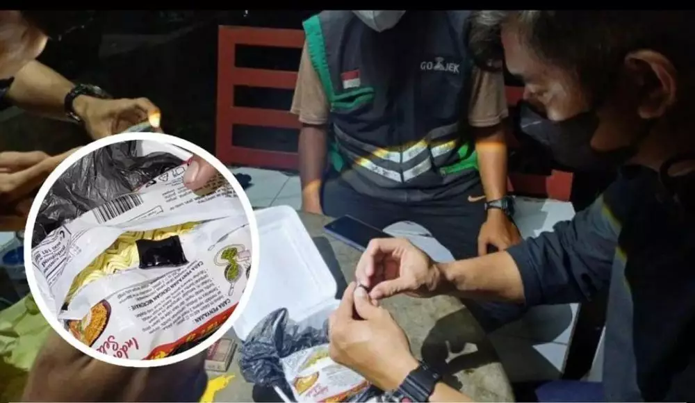 ojol bawa sabu © Instagram