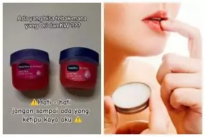 Dikira asli ternyata produk KW, cewek ini bagikan cara bedakan Vaseline Lip Therapy asli dan palsu