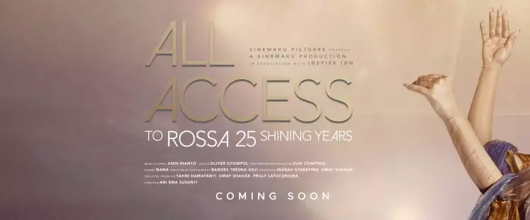 Rossa rilis poster dan trailer resmi film dokumenter bertajuk All Access to Rossa 25 Shining Years