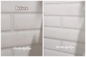 Cukup tambah 1 bahan dapur, ini trik bersihkan kerak dan jamur di keramik kamar mandi tanpa disikat