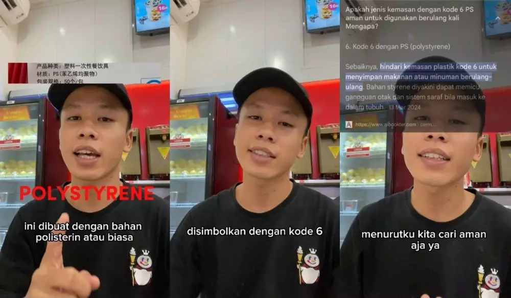 Ternyata ini bahaya menggunakan sendok bekas Mixue berkali-kali © TikTok