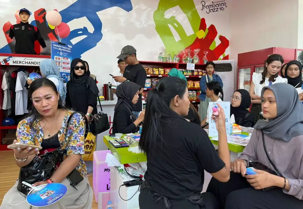 Prambanan Jazz 2024 sediakan face painting gratis © 2024 brilio.net