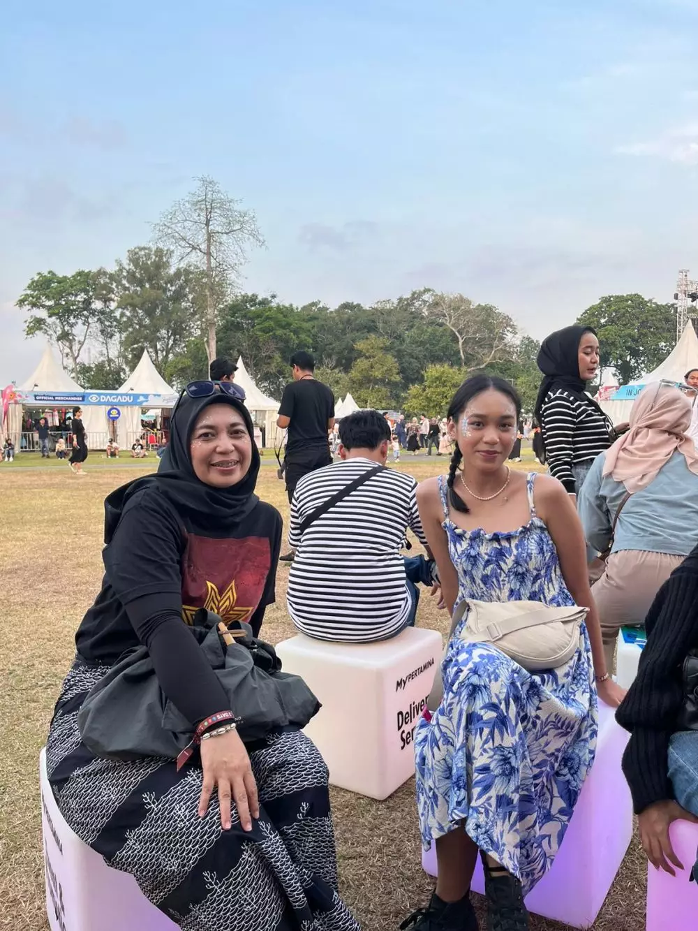 Prambanan Jazz 2024 sediakan face painting gratis © 2024 brilio.net