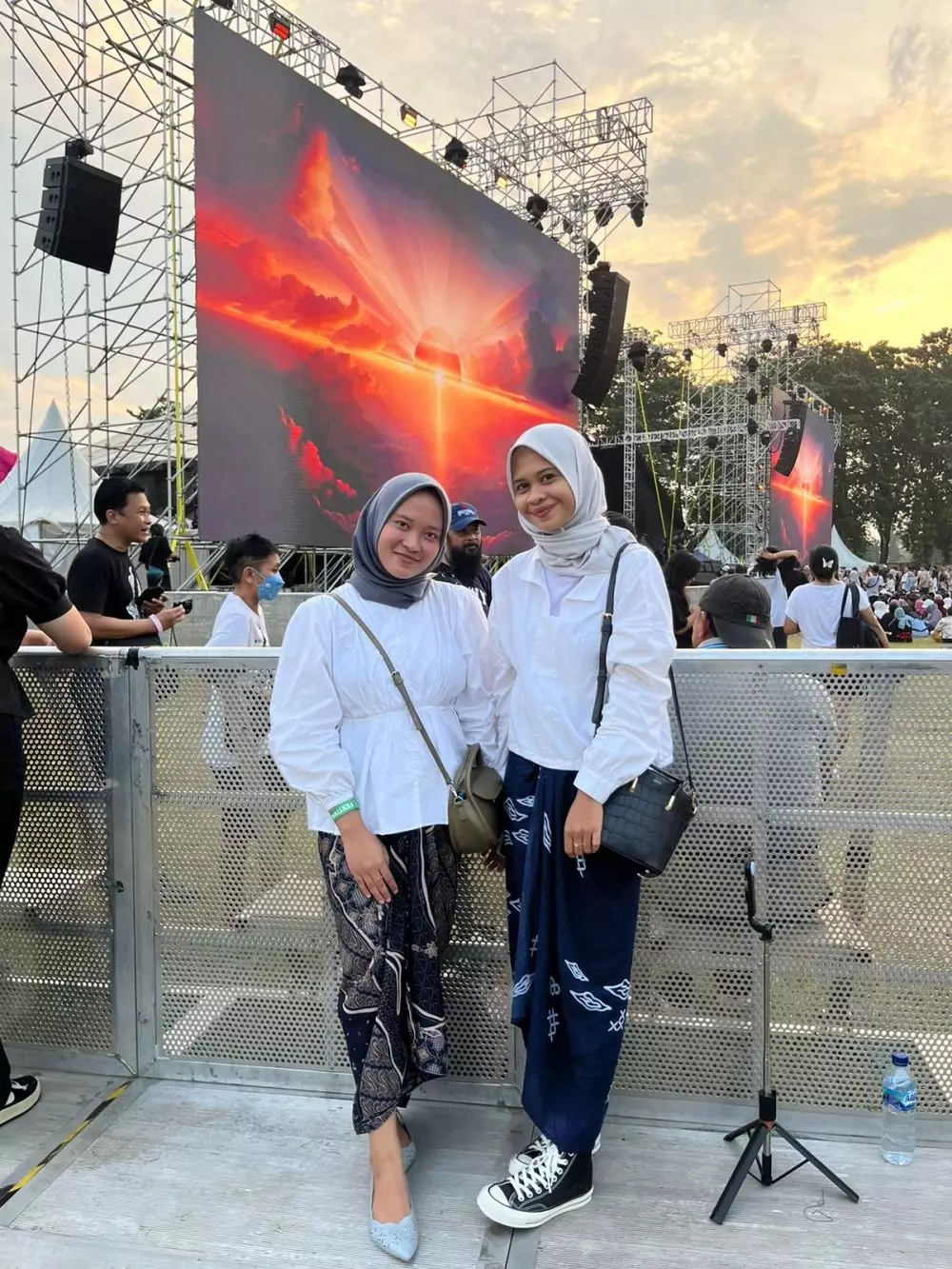 Prambanan Jazz 2024 sediakan face painting gratis © 2024 brilio.net