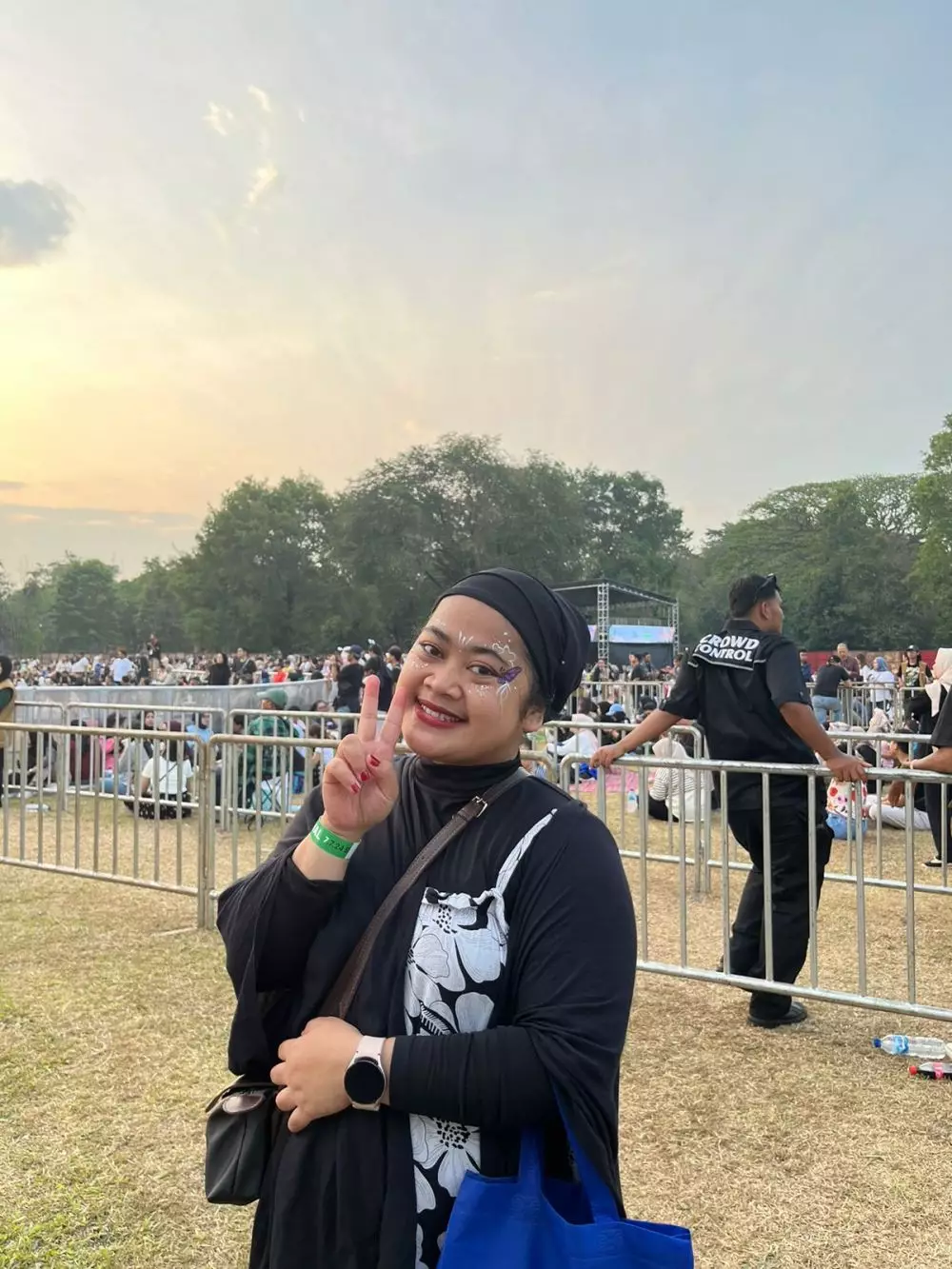 Prambanan Jazz 2024 sediakan face painting gratis © 2024 brilio.net