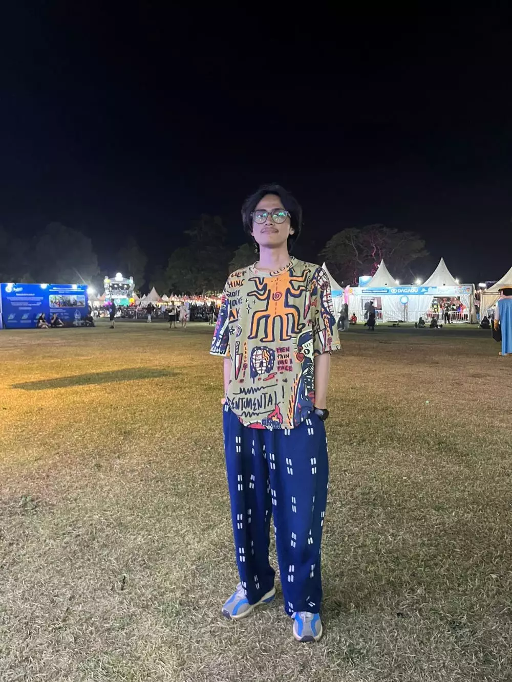 Prambanan Jazz 2024 sediakan face painting gratis © 2024 brilio.net