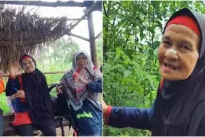 Pria ini bertemu nenek 75 tahun masih kuat mendaki Gunung Sangar, ternyata rahasianya sederhana banget