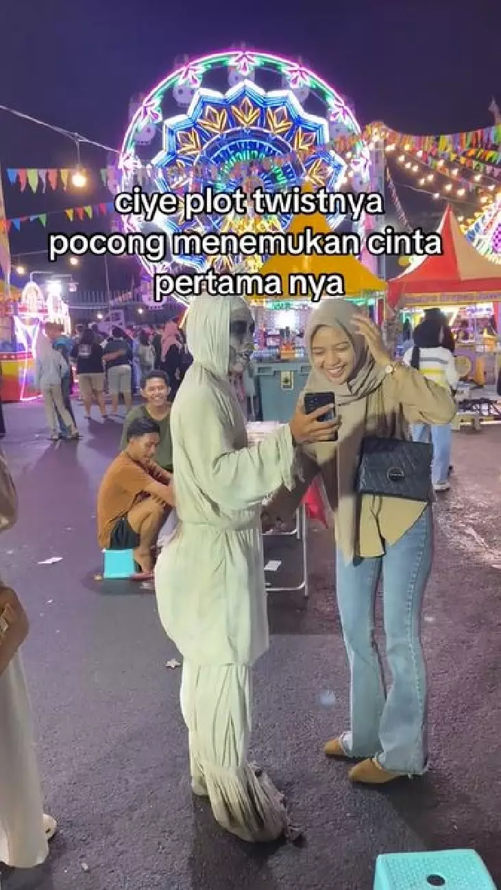 Momen kocak cewek PDKT sama pocong TikTok Momen kocak cewek PDKT sama pocong TikTok