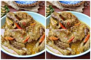 Resep ayam kampung lodho khas Trenggalek, empuk dan bumbunya meresap sempurna