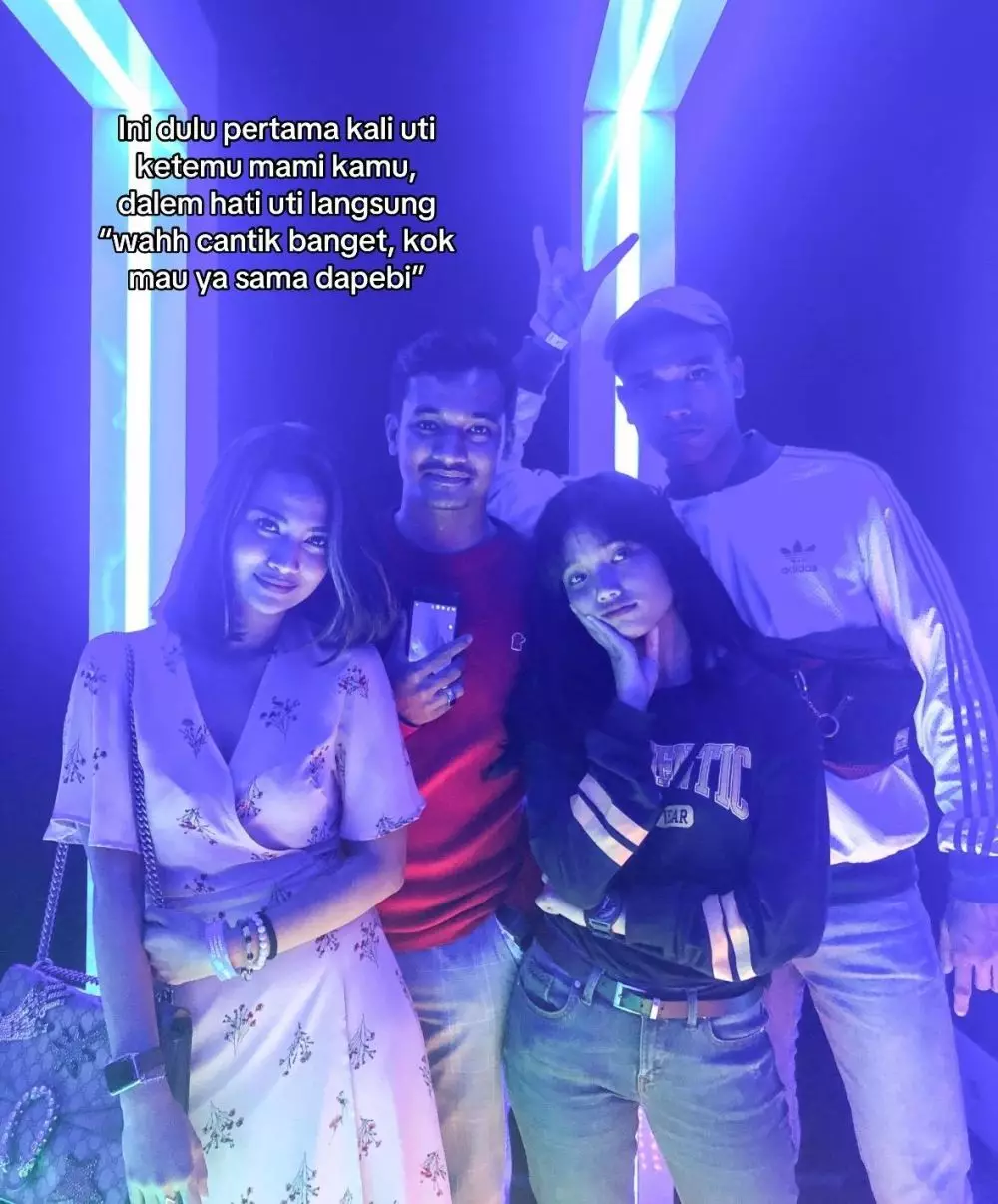 fuji kenang vanessa dan bibi lewat tren tiktok © TikTok