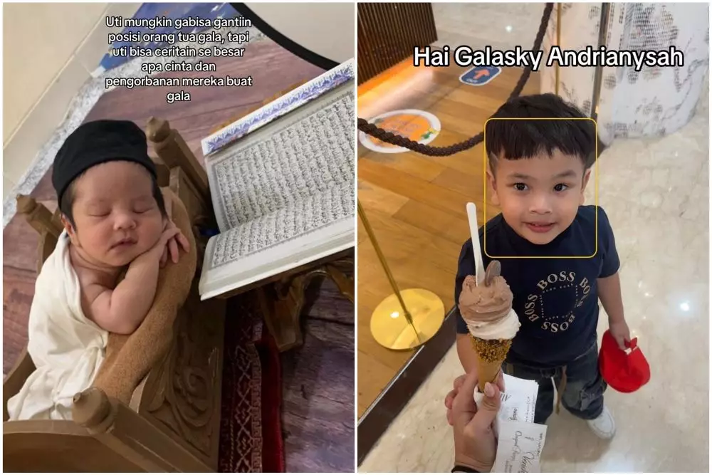 fuji kenang vanessa dan bibi lewat tren tiktok © TikTok