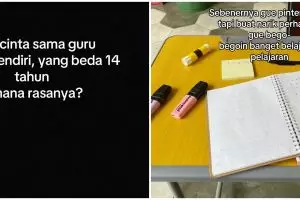 Cerita cowok SMA naksir gurunya yang beda 14 tahun, modus PDKT-nya bikin penasaran hasilnya