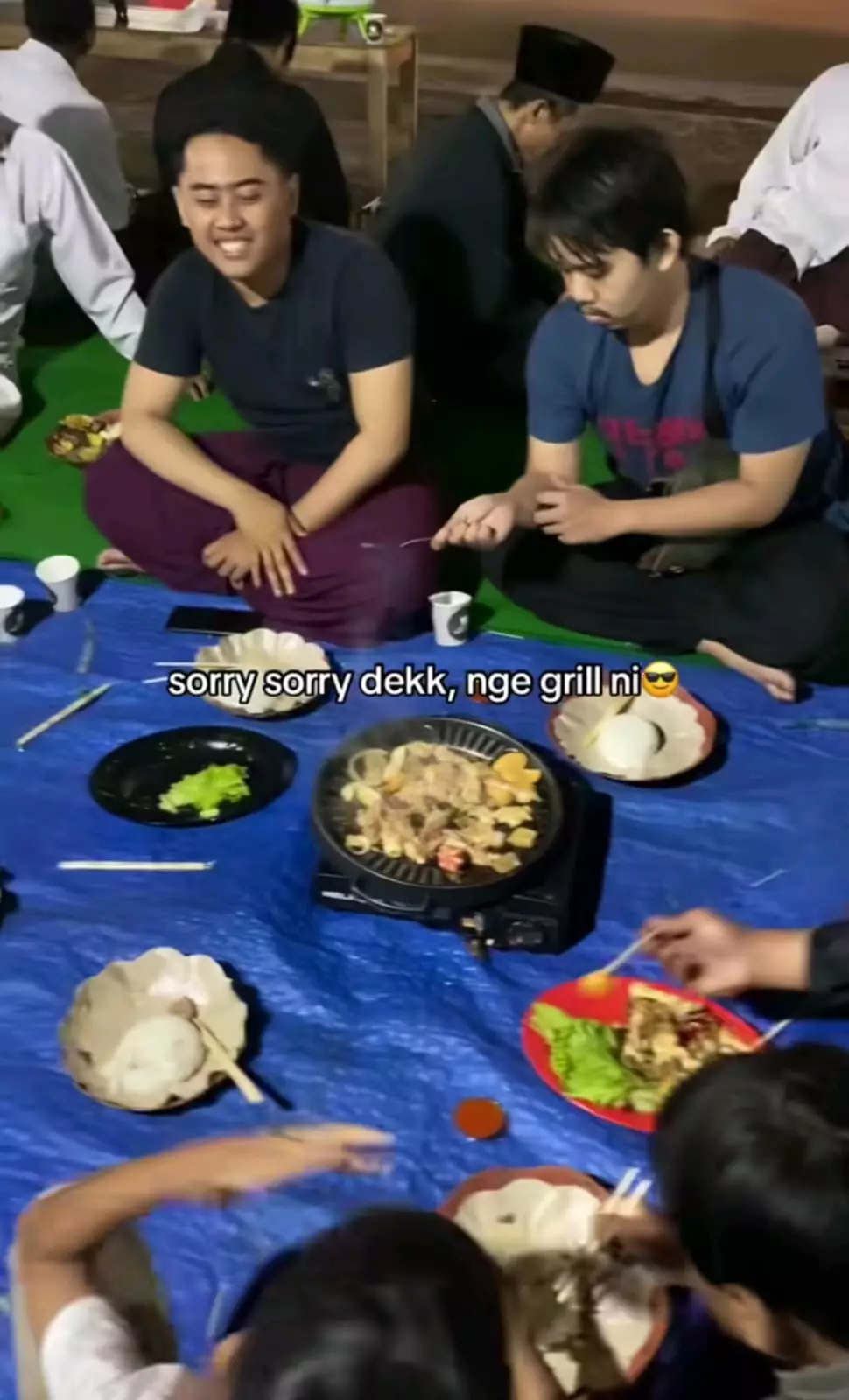 momen pengajian ngegrill © TikTok momen pengajian ngegrill © TikTok