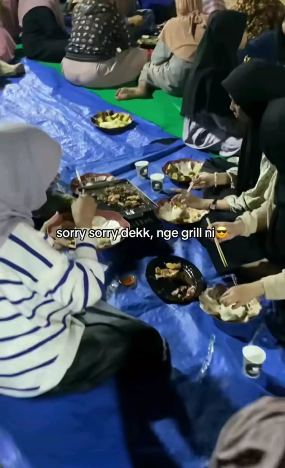 momen pengajian ngegrill © TikTok momen pengajian ngegrill © TikTok