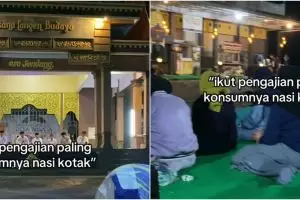 Bukan nasi kotak atau snack pasar, momen pengajian di desa ini konsumsinya nggak kaleng-kaleng