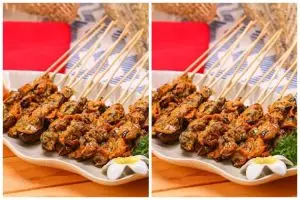 Cara membuat sate kerang khas Bali, kenyal, gurih, dan menggugah selera