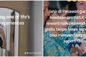 Pria asal Madiun ini dapat hadiah naik pesawat gratis seumur hidup, kisah di baliknya bikin iri 