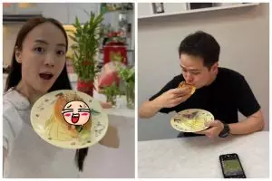 Niat prank suami ganti isi hotdog malah berujung doyan, wanita ini heran sama masakannya sendiri