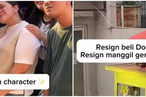 Bukan bagi-bagi donat, karyawan ini beri jajanan khas anak SD depan sekolah saat pamit resign