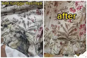 Cara pemilik laundry hilangkan noda oli di rok ini ampuh bikin bersih, cukup pakai 2 bahan dapur