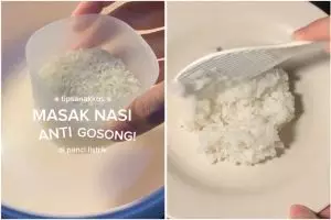 Nggak perlu pakai rice cooker, trik menanak nasi di panci listrik agar hasilnya tidak kering