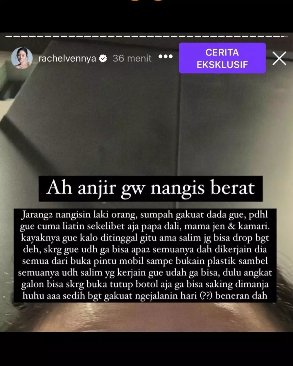 rachel vennya curhat ditinggal pasangan dicibir netizen © 2024 brilio.net