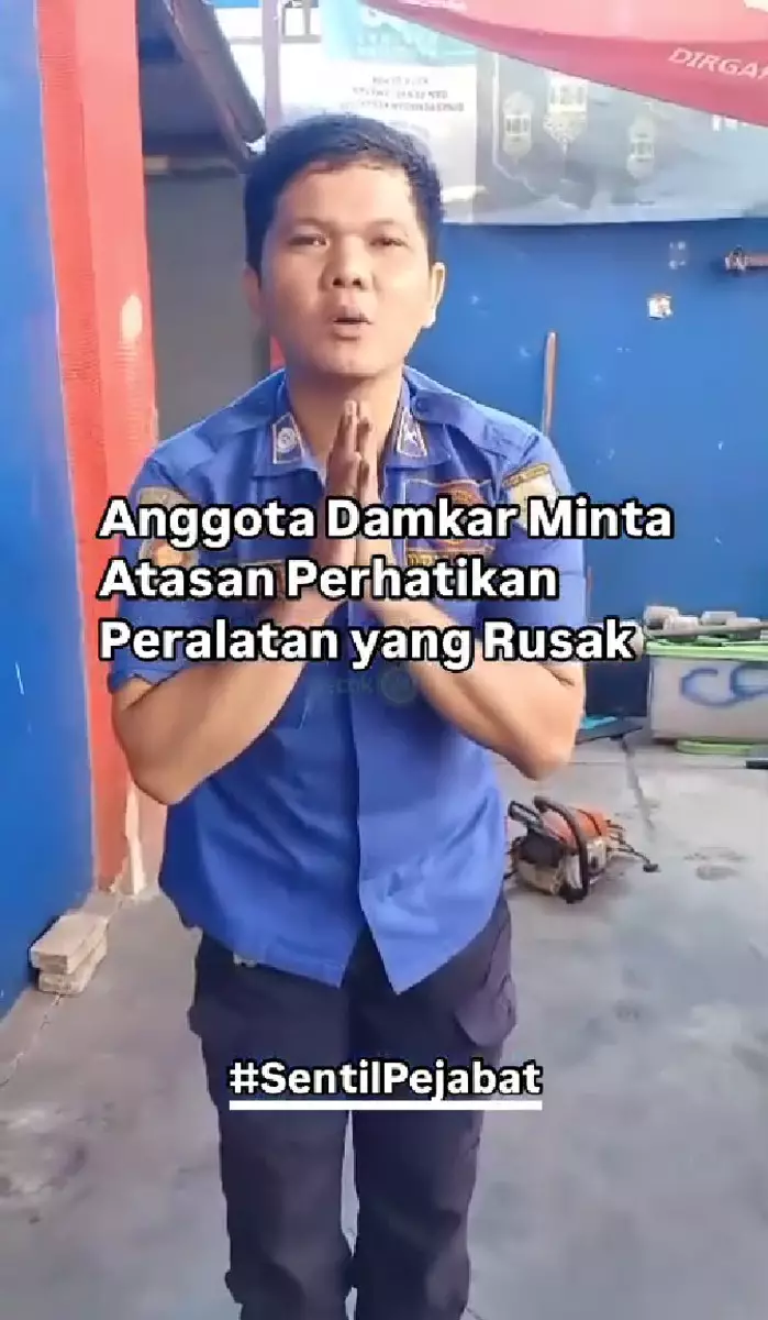 damkar tunjukkan peralatan yang rusak © Instagram damkar tunjukkan peralatan yang rusak © Instagram