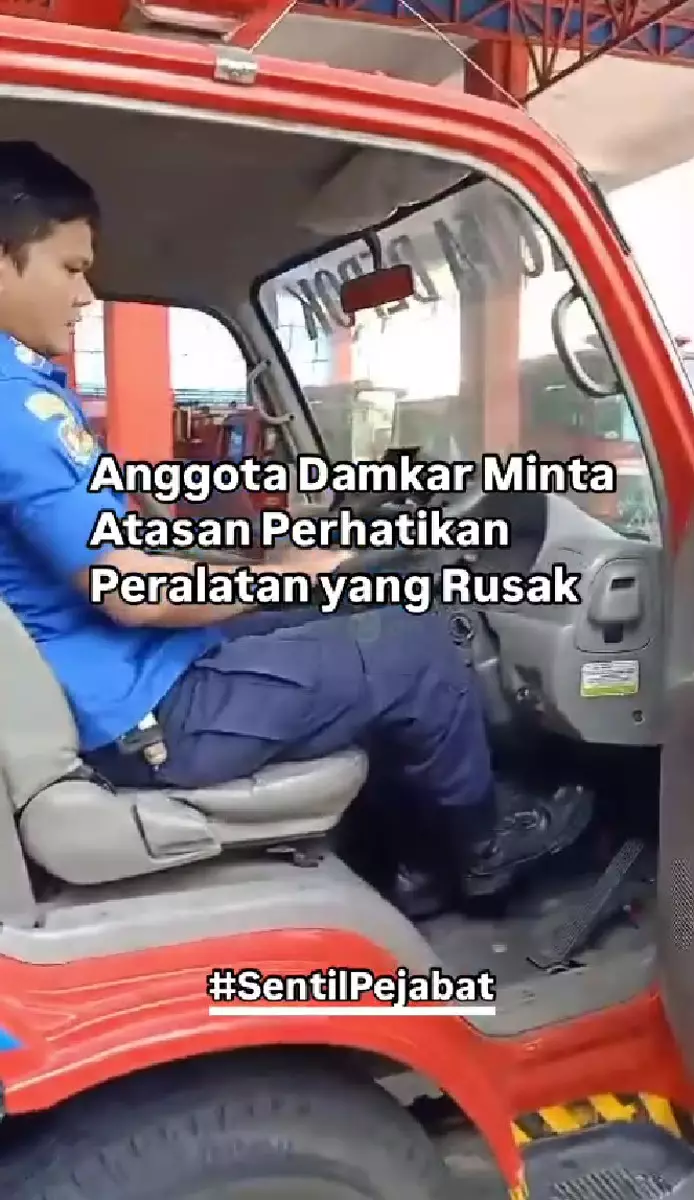 damkar tunjukkan peralatan yang rusak © Instagram damkar tunjukkan peralatan yang rusak © Instagram