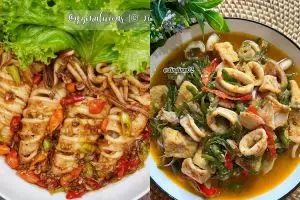 11 Olahan cumi basah bumbu pedas, lezat, empuk, dan menggugah selera
