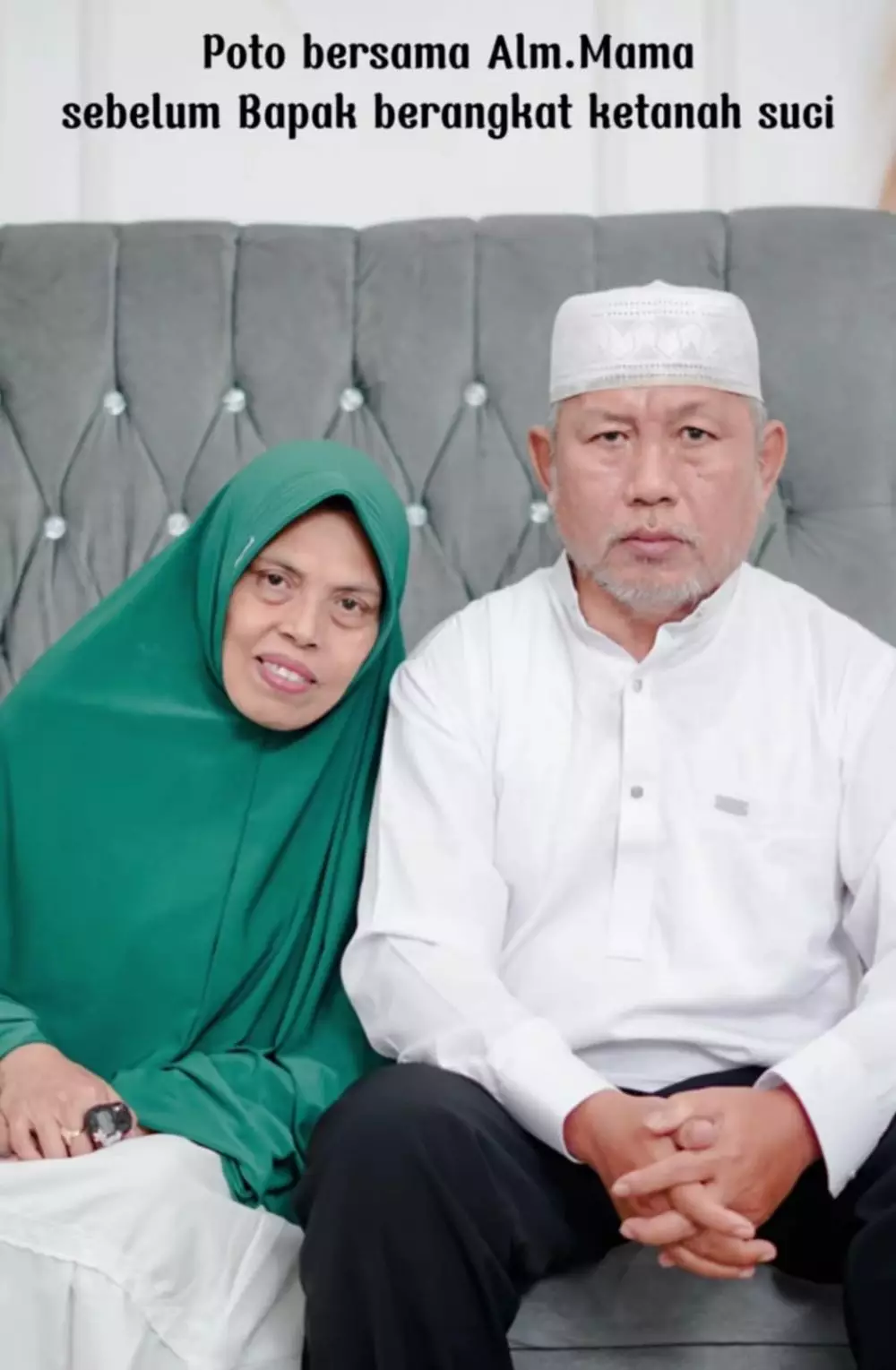 momen pria baru tahu istrinya meninggal ketika pulang ibadah haji © TikTok momen pria baru tahu istrinya meninggal ketika pulang ibadah haji © TikTok
