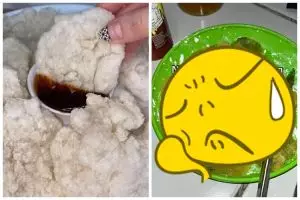 Niat buat cireng salju renyah tapi gagal, masakan wanita ini tampilannya bikin tak selera makan