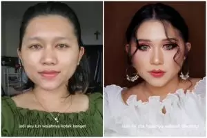 Trik kontur untuk wajah kotak ini bikin penampilan lebih tirus, begini tutorialnya