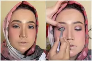 MUA ini bagikan tips makeup atasi mata kecil sebelah, hasilnya bikin wajah jadi lebih proporsional