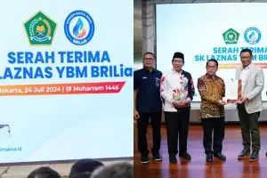 Kemenag serahkan SK Izin Operasional sebagai Lembaga Amil Zakat skala nasional kepada YBM BRILiaN