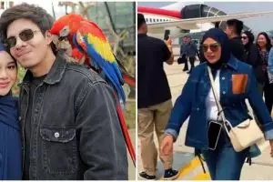 Terlalu fokus main HP, momen Atta Halilintar salah gandeng tangan Nagita Slavina ini bikin ngakak