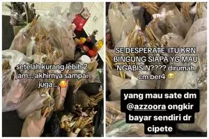 Nggak fokus saat pesan makan di ojol, wanita ini harus bayar Rp1,4 juta