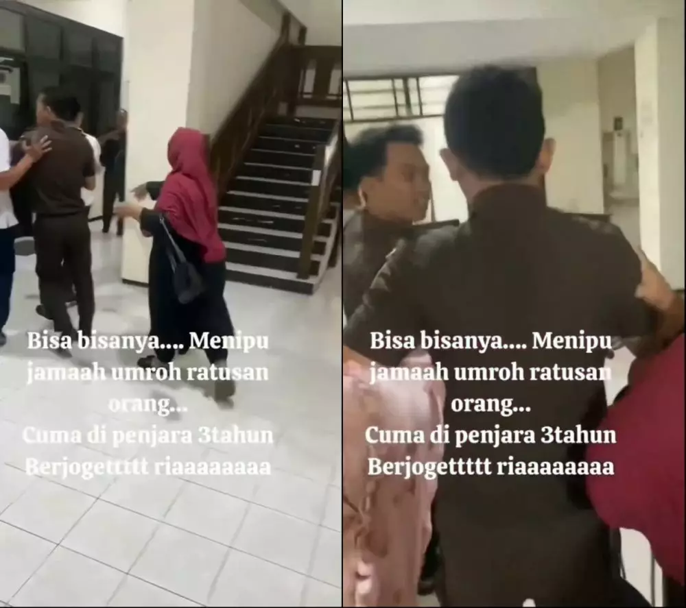 terdakwa penipuan umrah joget-joget divonis 3 tahun penjara © 2024 Instagram