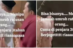 Nggak menyesal divonis 3 tahun penjara, terdakwa penipuan umrah ini justru joget-joget di depan korban