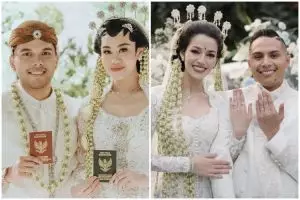 Sama-sama pakai adat Jawa saat menikah, ini 7 adu gaya makeup Aaliyah dan Susan Sameh di keseharian